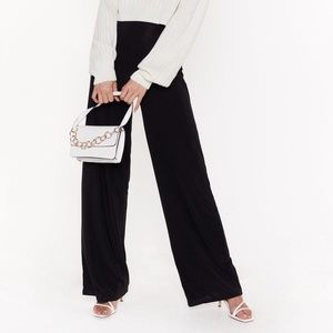Nasty Gal Go Wide High-Waisted Pants